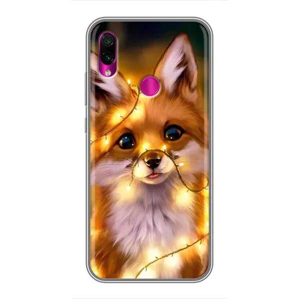 Чехол с рисунком «Новогодний лисенок» для Xiaomi Redmi Note 7 Pro Чехол с рисунком «Новогодний лисенок» для Xiaomi Redmi Note 7 Pro