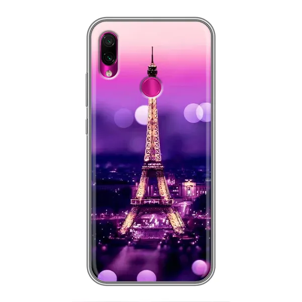 Чехол с рисунком «Париж башня» для Xiaomi Redmi Note 7 Pro Чехол с рисунком «Париж башня» для Xiaomi Redmi Note 7 Pro