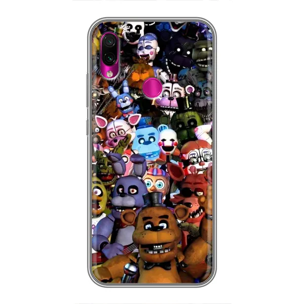 Чехол с рисунком «Персонажи Фредди» для Xiaomi Redmi Note 7 Pro Чехол с рисунком «Персонажи Фредди» для Xiaomi Redmi Note 7 Pro
