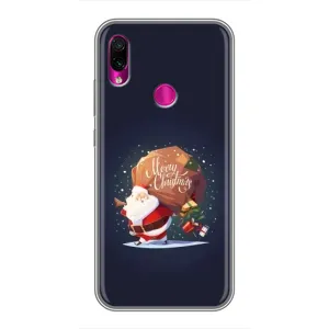 Чехол Санта Клаус для Xiaomi Redmi Note 7 Pro (Подарки от Санты)