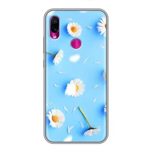 Чохол з малюнком «ромашки на блакитному» для Xiaomi Redmi Note 7 Pro
