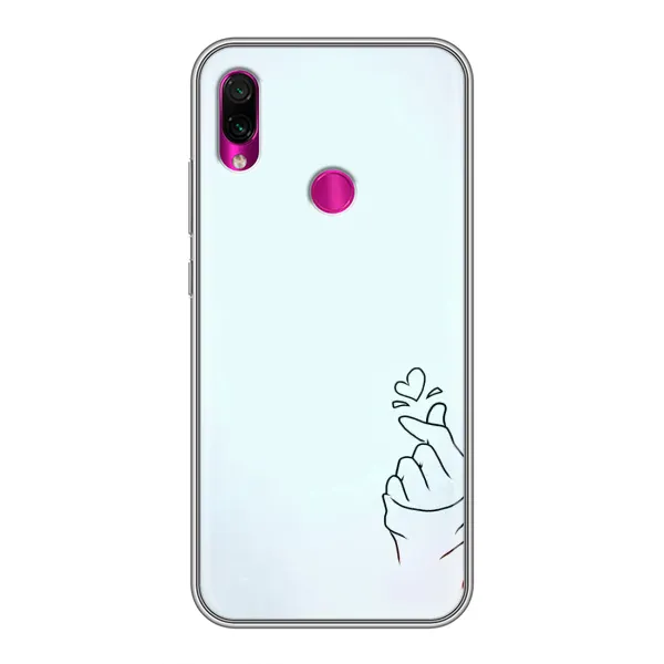 Чехол с рисунком «Сердце на голубом» для Xiaomi Redmi Note 7 Pro Чехол с рисунком «Сердце на голубом» для Xiaomi Redmi Note 7 Pro