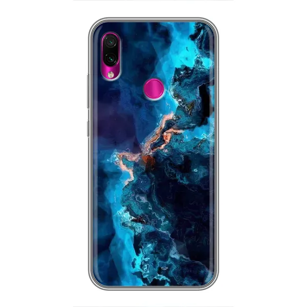 Чехол с рисунком «Синий мрамор» для Xiaomi Redmi Note 7 Pro Чехол с рисунком «Синий мрамор» для Xiaomi Redmi Note 7 Pro