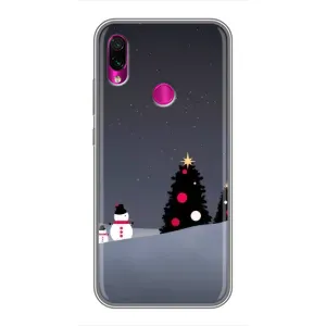 Чохли на Новий Рік Xiaomi Redmi Note 7 Pro (Сніговички)
