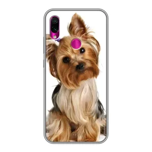 Чехол (ТПУ) Милые собачки для Xiaomi Redmi Note 7 Pro (Собака Терьер)