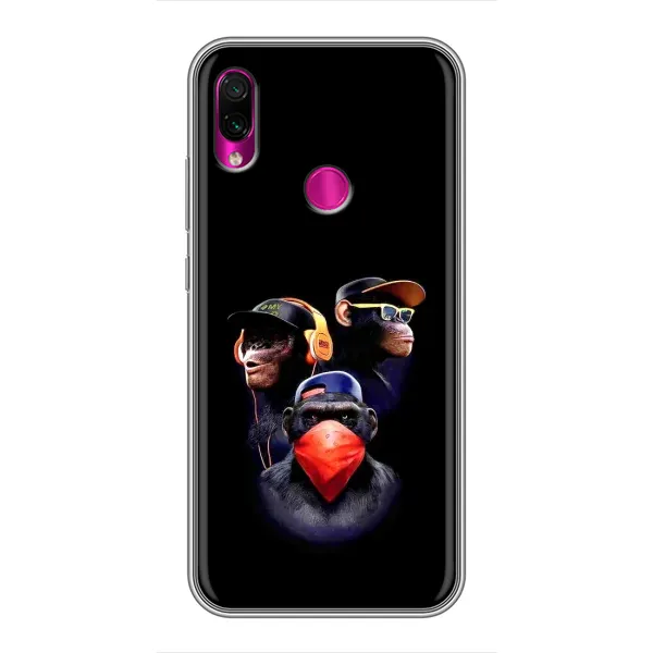 Чехол с рисунком «Три обезьяны» для Xiaomi Redmi Note 7 Pro Чехол с рисунком «Три обезьяны» для Xiaomi Redmi Note 7 Pro