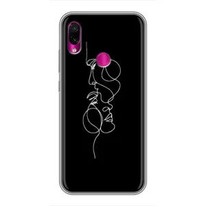 Силіконові Чохли Коханій людині для Xiaomi Redmi Note 7 Pro (Закохана пара)