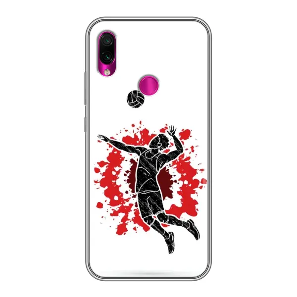 Чехол с рисунком «Волейболист» для Xiaomi Redmi Note 7 Pro Чехол с рисунком «Волейболист» для Xiaomi Redmi Note 7 Pro