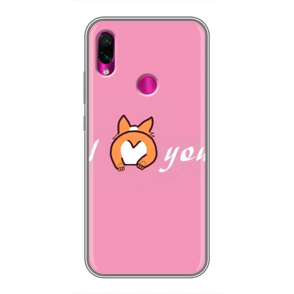 Чехол с рисунком «Я тебя люблю» для Xiaomi Redmi Note 7 Pro Чехол с рисунком «Я тебя люблю» для Xiaomi Redmi Note 7 Pro