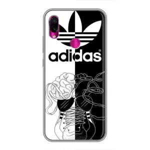 Чохол с стилі "Адідас" для Сяомі Редмі ноут 7 (Adidas шнурки)