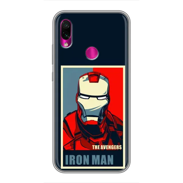 Чехол с рисунком «Art Iron man» для Xiaomi Redmi Note 7 Чехол с рисунком «Art Iron man» для Xiaomi Redmi Note 7