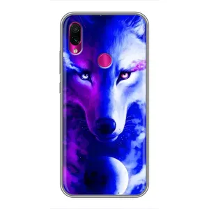 Чехол с Волком на Xiaomi Redmi Note 7 (Арт-Волк)