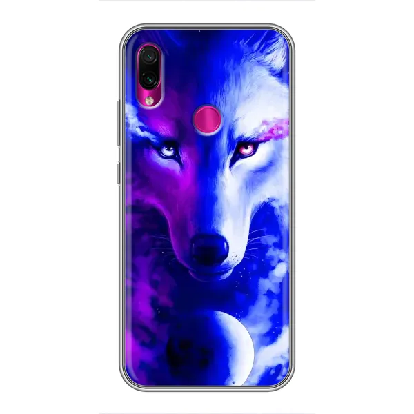 Чехол с рисунком «Арт-Волк» для Xiaomi Redmi Note 7 Чехол с рисунком «Арт-Волк» для Xiaomi Redmi Note 7
