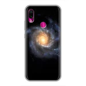 Чохли КОСМОС  на Xiaomi Redmi Note 7 (Чорна дира)