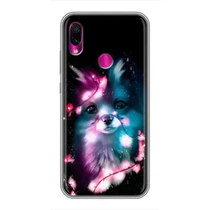 Чехол с Лисичкой для Xiaomi Redmi Note 7 (Черная Лиса)