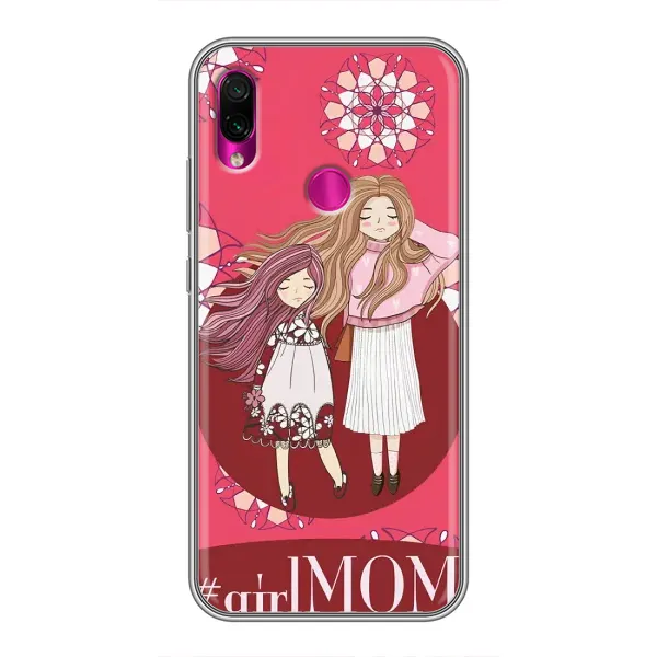 Чехол с рисунком «Дочь и мама» для Xiaomi Redmi Note 7