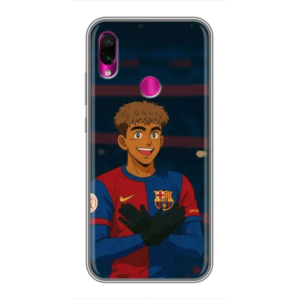 Чехол с рисунком «Футболист Ямаль» для Xiaomi Redmi Note 7 Чехол с рисунком «Футболист Ямаль» для Xiaomi Redmi Note 7