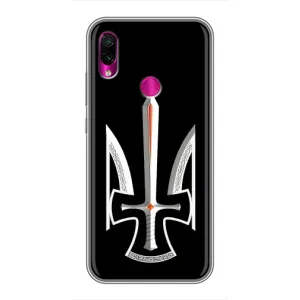 Чохол Укр Символіка для Xiaomi Redmi Note 7 (Герб Воля або Смерть)