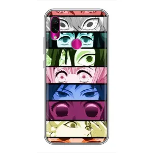 Силіконові чохлі з очіма Anime для Сяомі Редмі ноут 7 (Очі Хашира)