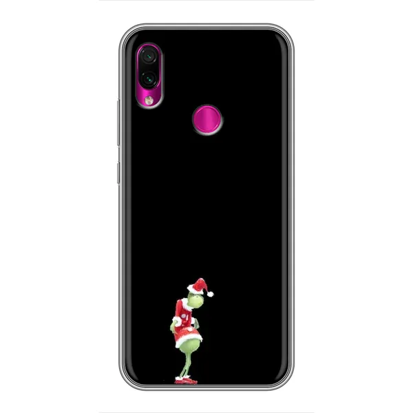 Чехол с рисунком «Гринч на чорном» для Xiaomi Redmi Note 7 Чехол с рисунком «Гринч на чорном» для Xiaomi Redmi Note 7