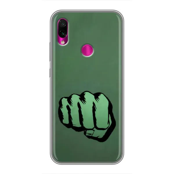 Чехол с рисунком «Халк» для Xiaomi Redmi Note 7 Чехол с рисунком «Халк» для Xiaomi Redmi Note 7