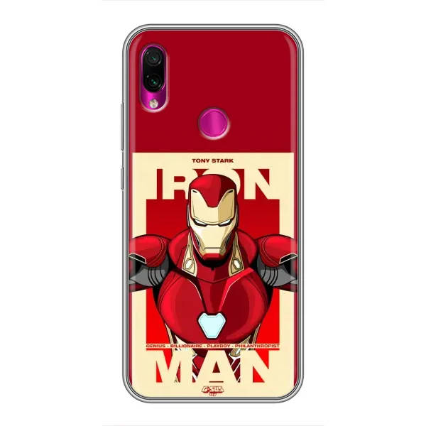 Чехол с рисунком «Iron man» для Xiaomi Redmi Note 7 Чехол с рисунком «Iron man» для Xiaomi Redmi Note 7