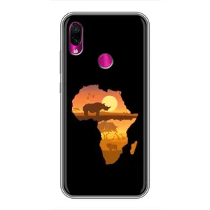 Літній Чохол на Xiaomi Redmi Note 7 (Карта)