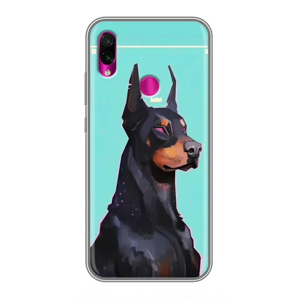 Чехол с рисунком «Король доберман» для Xiaomi Redmi Note 7 Чехол с рисунком «Король доберман» для Xiaomi Redmi Note 7