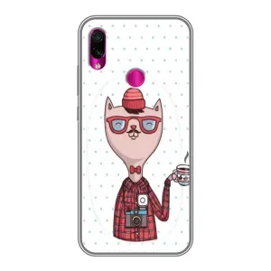 Чехол на тематику: Коты для Xiaomi Redmi Note 7 (Кот аристократ)