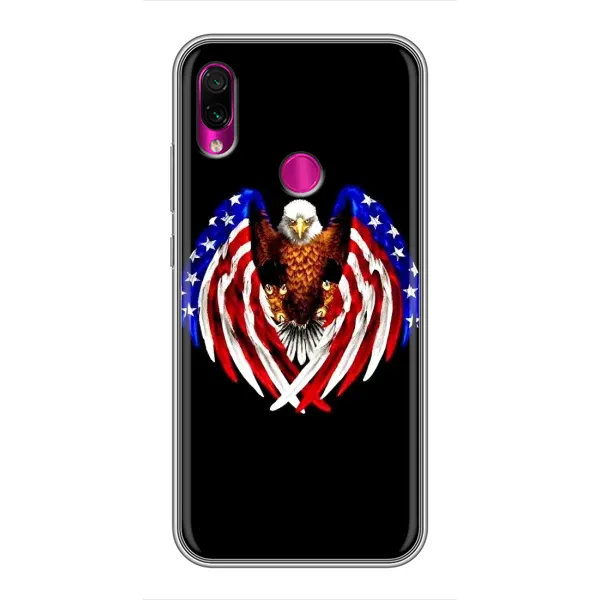 Чехол с рисунком «Крылья США» для Xiaomi Redmi Note 7 Чехол с рисунком «Крылья США» для Xiaomi Redmi Note 7