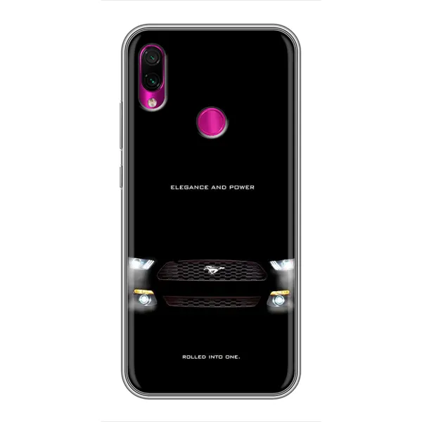 Чехол с рисунком «Черный Land Rover» для Xiaomi Redmi Note 7