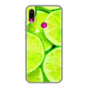 Чехол с изображением вкусной еды для Xiaomi Redmi Note 7 (Лайм)