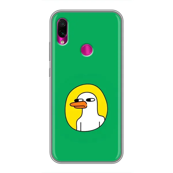 Чехол с рисунком «Мем Утка» для Xiaomi Redmi Note 7 Чехол с рисунком «Мем Утка» для Xiaomi Redmi Note 7