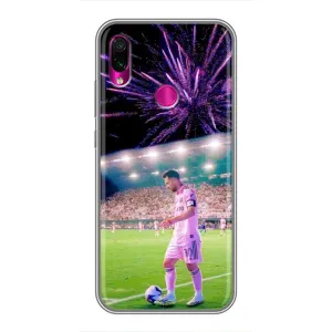 Чехлы Лео Месси в Майами на Xiaomi Redmi Note 7 (Месси в Майами)