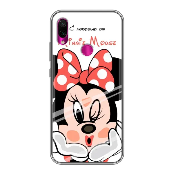 Чехол с рисунком «Minni Mouse» для Xiaomi Redmi Note 7 Чехол с рисунком «Minni Mouse» для Xiaomi Redmi Note 7