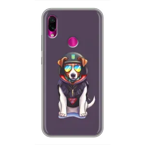 Чехол с принтом Собаки Патрон для Xiaomi Redmi Note 7 (Модный Патрон)