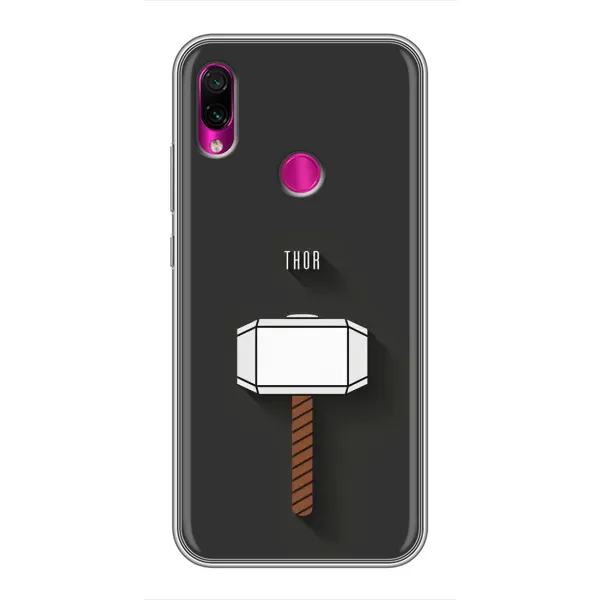 Чехол с рисунком «Молот Тора» для Xiaomi Redmi Note 7 Чехол с рисунком «Молот Тора» для Xiaomi Redmi Note 7
