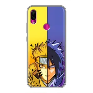 Купить Чохли на телефон з принтом Anime для Xiaomi Redmi Note 7 (Naruto Vs Sasuke)