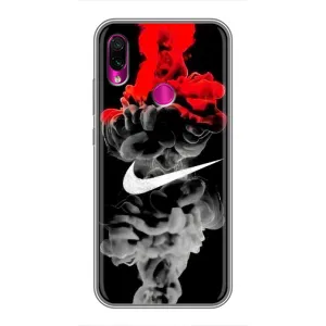 Силиконовый Чехол на Xiaomi Redmi Note 7 с картинкой Nike