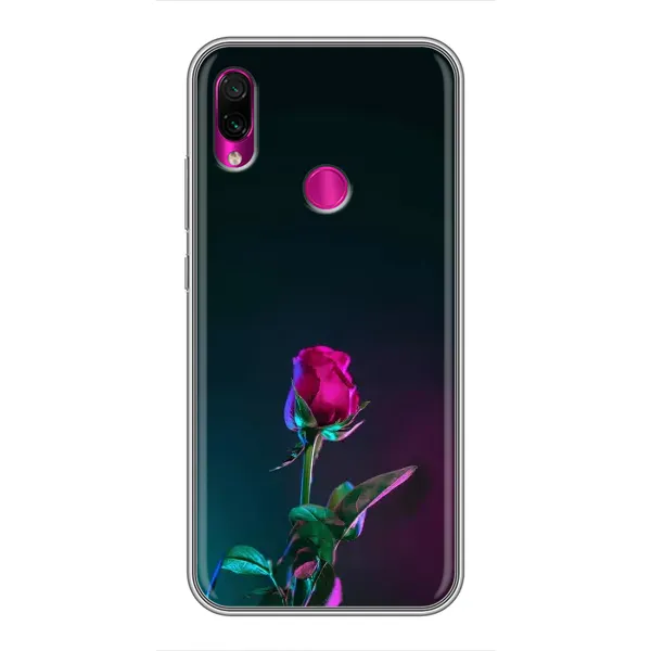 Чехол с рисунком «Ночная роза» для Xiaomi Redmi Note 7 Чехол с рисунком «Ночная роза» для Xiaomi Redmi Note 7