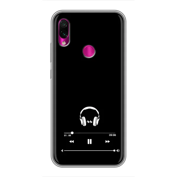 Чехол с рисунком «Плеер» для Xiaomi Redmi Note 7 Чехол с рисунком «Плеер» для Xiaomi Redmi Note 7
