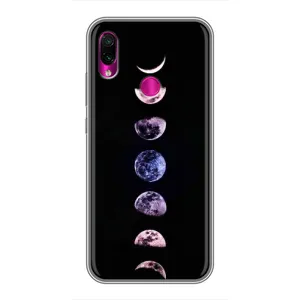 Чехол (ТПУ) с планетами на Xiaomi Redmi Note 7 (Плнеты)