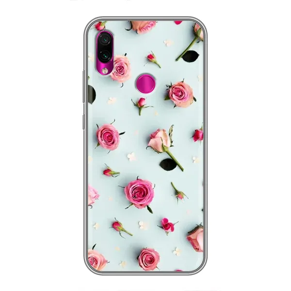 Чехол с рисунком «Разные цветы» для Xiaomi Redmi Note 7 Чехол с рисунком «Разные цветы» для Xiaomi Redmi Note 7