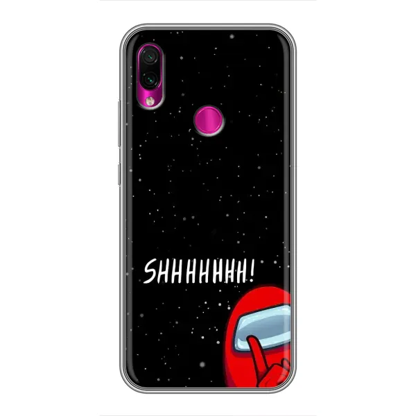 Чехол с рисунком «SHHHHH» для Xiaomi Redmi Note 7 Чехол с рисунком «SHHHHH» для Xiaomi Redmi Note 7