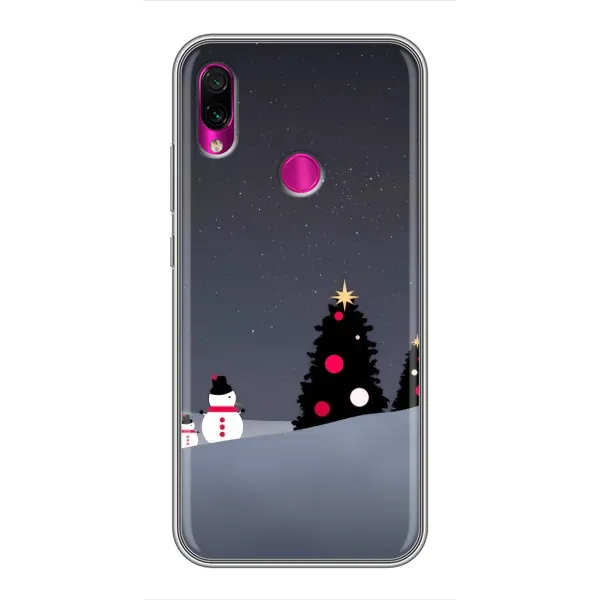 Чехол с рисунком «Снеговички» для Xiaomi Redmi Note 7 Чехол с рисунком «Снеговички» для Xiaomi Redmi Note 7