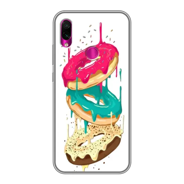 Чехол с рисунком «Сочные пончики» для Xiaomi Redmi Note 7 Чехол с рисунком «Сочные пончики» для Xiaomi Redmi Note 7