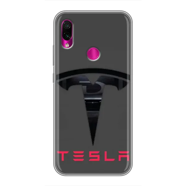 Чехол с рисунком «Logo TESLA» для Xiaomi Redmi Note 7 Чехол с рисунком «Logo TESLA» для Xiaomi Redmi Note 7