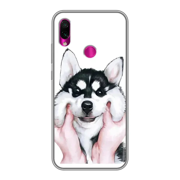 Чехол с рисунком «Собака Хаски» для Xiaomi Redmi Note 7 Чехол с рисунком «Собака Хаски» для Xiaomi Redmi Note 7