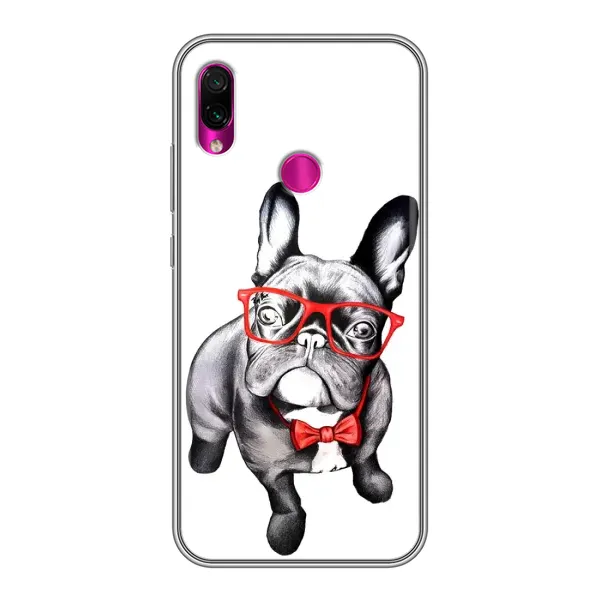 Чехол с рисунком «В очках» для Xiaomi Redmi Note 7 Чехол с рисунком «В очках» для Xiaomi Redmi Note 7
