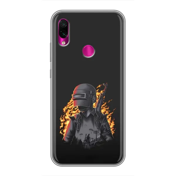 Чехол с рисунком «В огне» для Xiaomi Redmi Note 7 Чехол с рисунком «В огне» для Xiaomi Redmi Note 7
